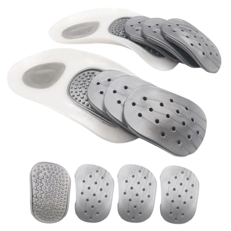 Einlegesohlen OrthoStep ComfortFit | Gegen Fersenschmerzen & Plantarfasziitis | Fußgewölbeunterstützung & Stoßdämpfung