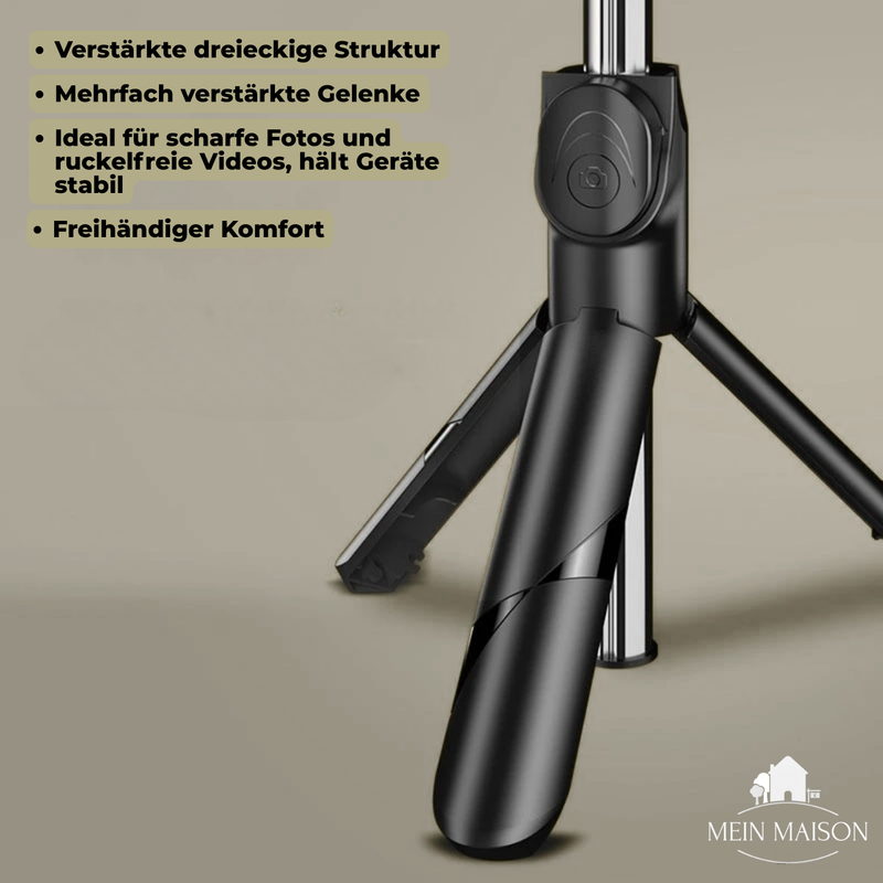 SnapPro – Dein 6-in-1 Bluetooth-Selfie-Stick für perfekte Aufnahmen