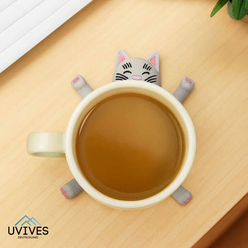 1+1 GRATIS | PurrLounge - Die witzigen Katzen-Untersetzer für gute Laune & saubere Tische!