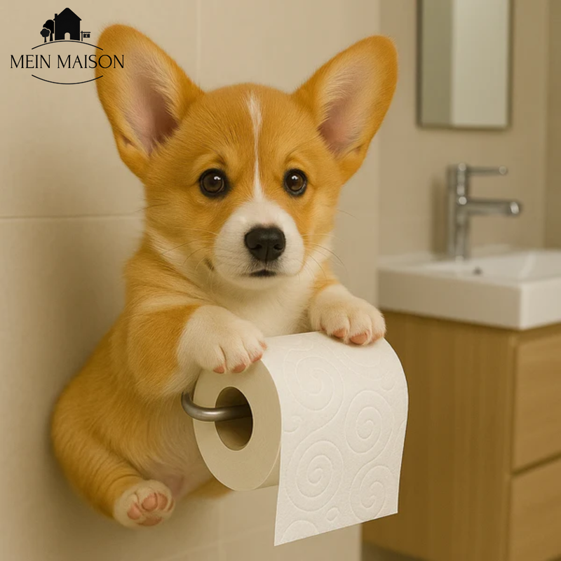 PawRoll – Der tierisch charmante Klopapierhalter!