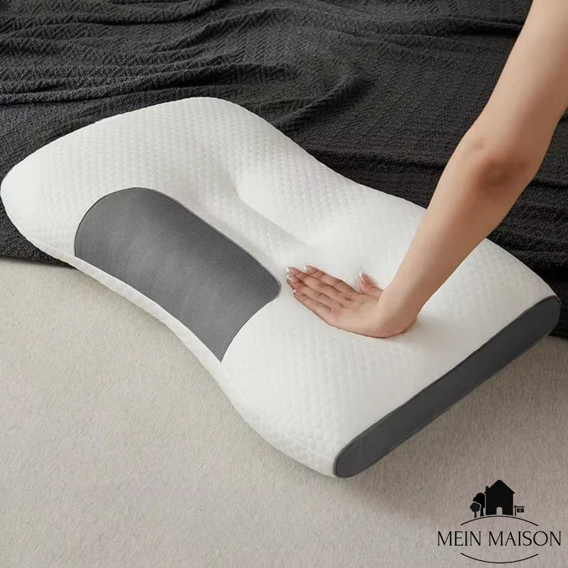 Orthopädisches Nackenkissen OrthoRest | Ergonomische Kontur | Memory-Schaum | Atmungsaktiv