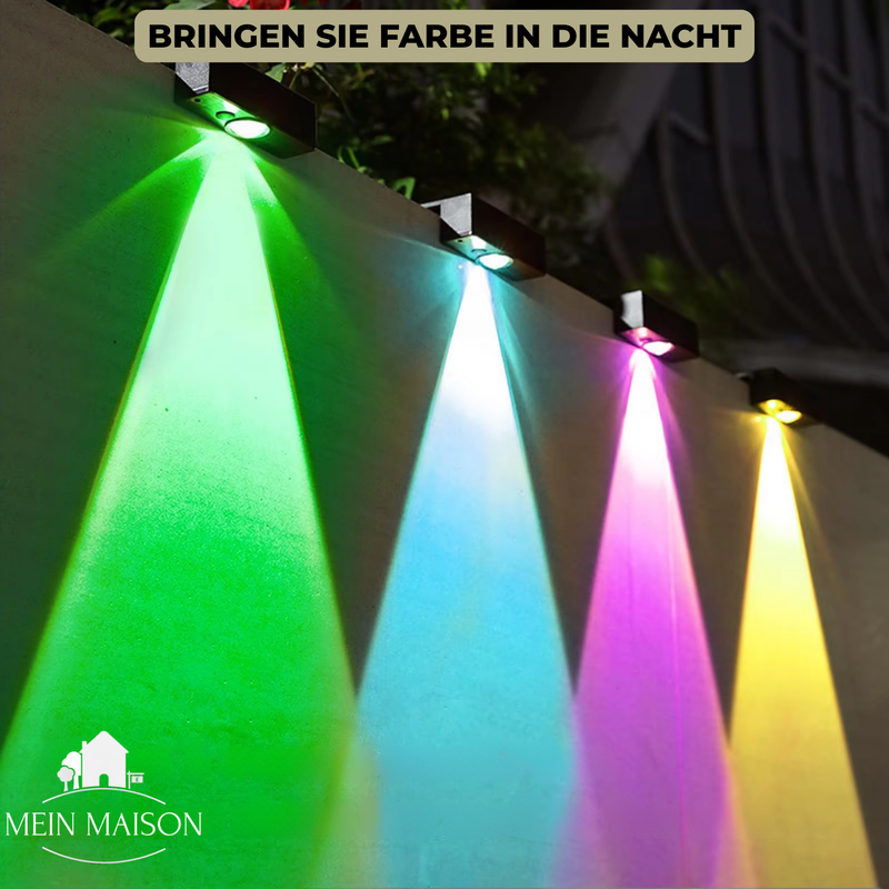 Solario Gartenleuchte | Solar LED | Warm- & Buntlicht | IP65 Wasserdicht
