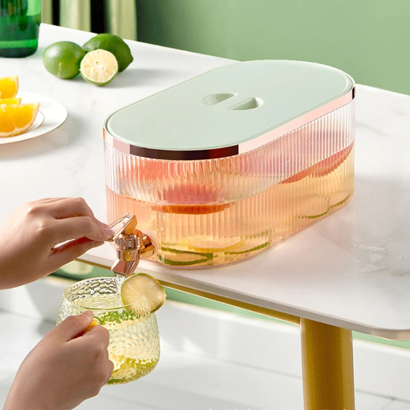Getränkespender Aquanova | 5,3 L | Kühlschrankgeeignet & Tropffrei | Mit Zapfhahn