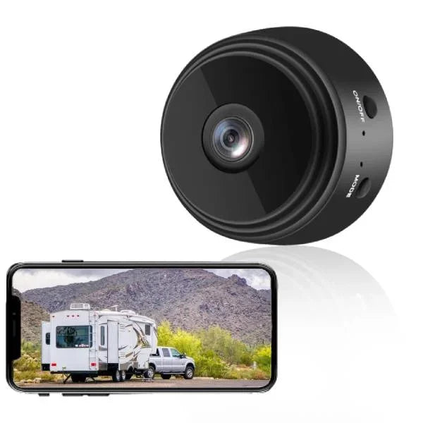 Rückfahrkamera TrailGuard 360 | Kabellos & Wasserdicht | Infrarot-Nachtsicht & Bewegungserkennung | Für Wohnmobil & Anhänger