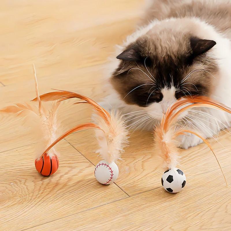 FeatherBounce – Spannender Spielspaß für energiegeladene Katzen!