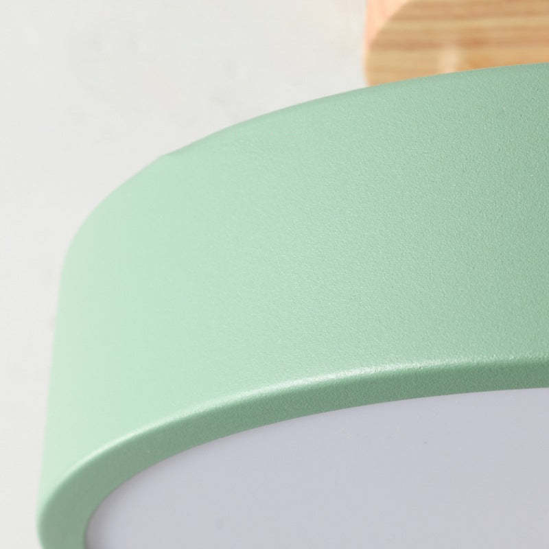 LED Deckenlampe Aurora | Modernes Design aus Holz & Acryl | Energiesparend | Verschiedene Farben