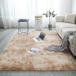 Weicher Teppich | Tie-Dye Design | Rutschfest & Flauschig | 80x120 cm