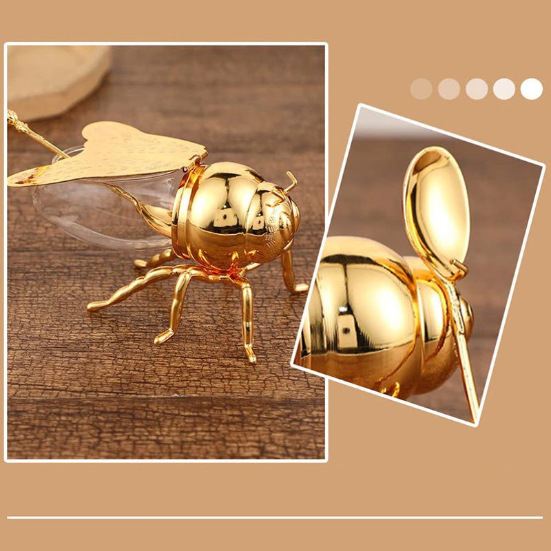 LuxeBee – Eleganter Honigtopf mit markantem Design