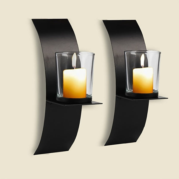 LumiScent – 2er-Set Wandkerzenhalter!