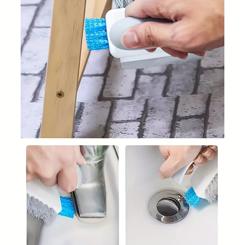 Scrubello Fugen- & Bodenbürste 2-in-1 | Ergonomisch & Robust | Für Küche, Bad & Wohnräume