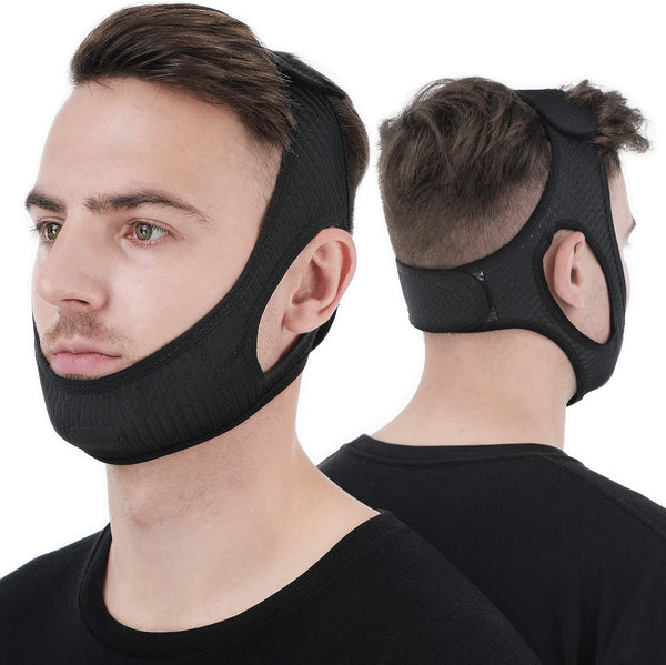 Kinnband SilentFlex | Gegen Schnarchen | Ergonomisch & Verstellbar | Atmungsaktives Material