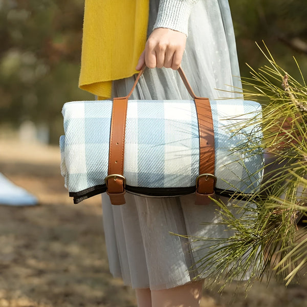 Terraloom Picknickdecke Outdoor | Wasserdicht & Sandfrei | Faltbar & Gepolstert | 150×200 cm / 200×200 cm