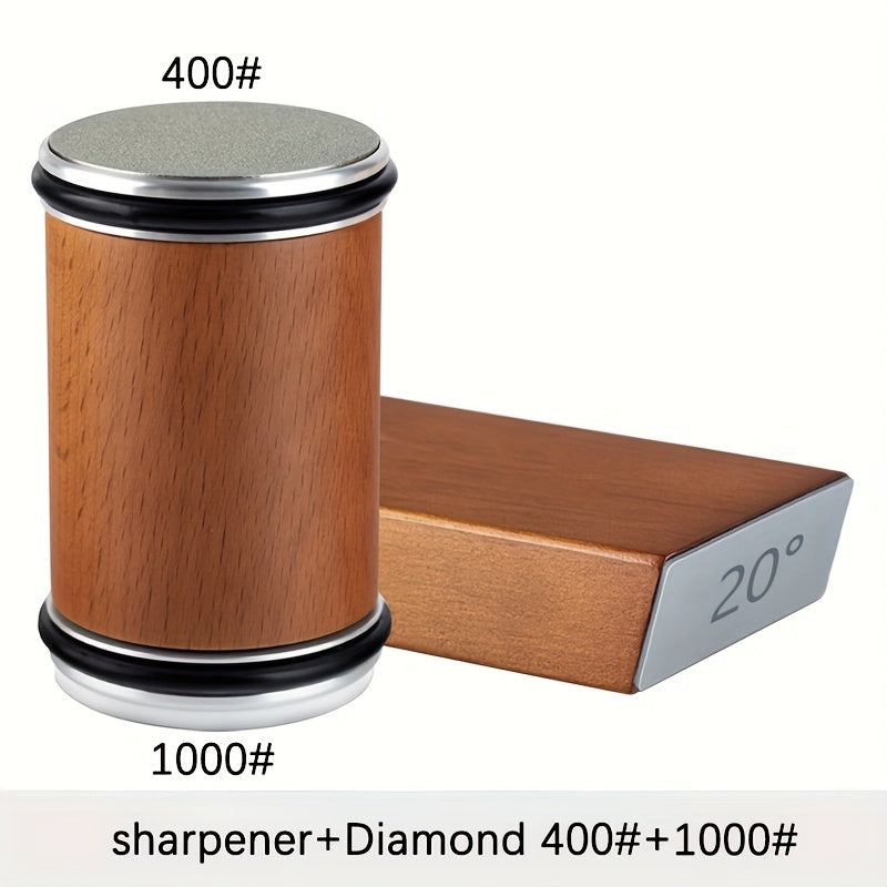 Schleifstein-Set EdgeCraft DuoSharp | Diamantstein mit Magnet-Halterung | 15° & 20° Schleifwinkel | Holz & Metall