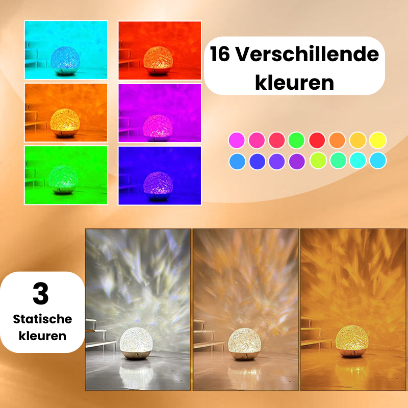 LumoWave – Verzaubernde Wasserlichter zur Beleuchtung Ihres Zuhauses!