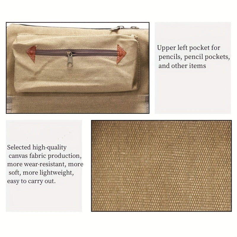 Artovo Künstler-Rucksack aus Canvas | 66×50 cm | Robust, Leicht & Geräumig | Für Zeichenplatte & Zubehör | Ideal für unterwegs