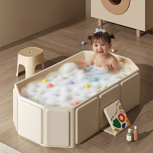 AquaLounge Faltbare Badewanne | PVC | Für 1–3 Personen | Mit Ablagen & Schnellvulsystem
