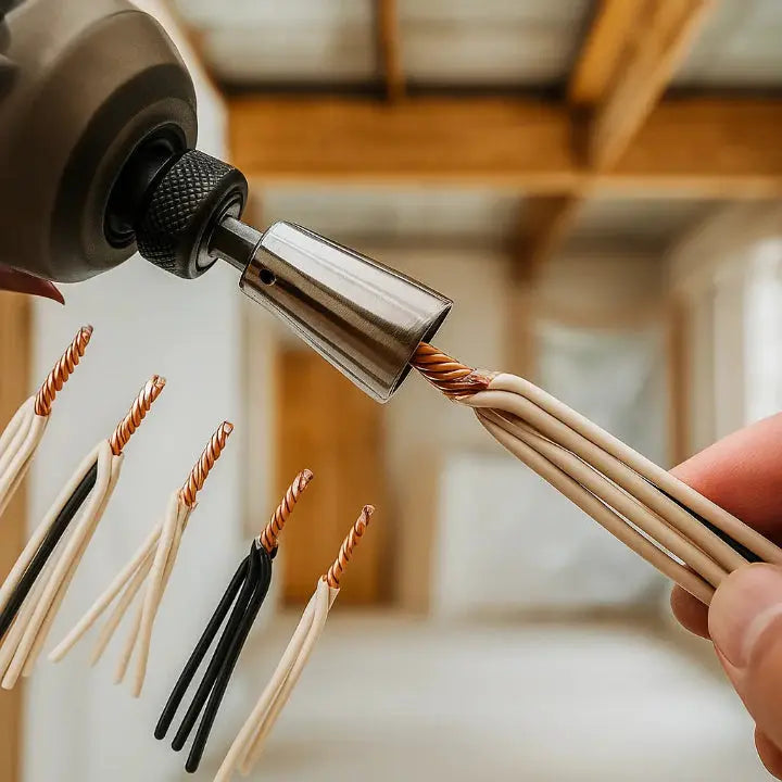 TwistPro – Elektrischer Kabelverdrehgerät Schnell und Einfach Ohne Handbelastung