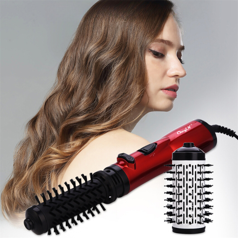 StyleNova Warmluftbürste & Föhnbürste 2-in-1 | Automatisch rotierend | Volumen, Glanz & Locken | 750W | Für trockenes & feuchtes Haar  Beschreibung: