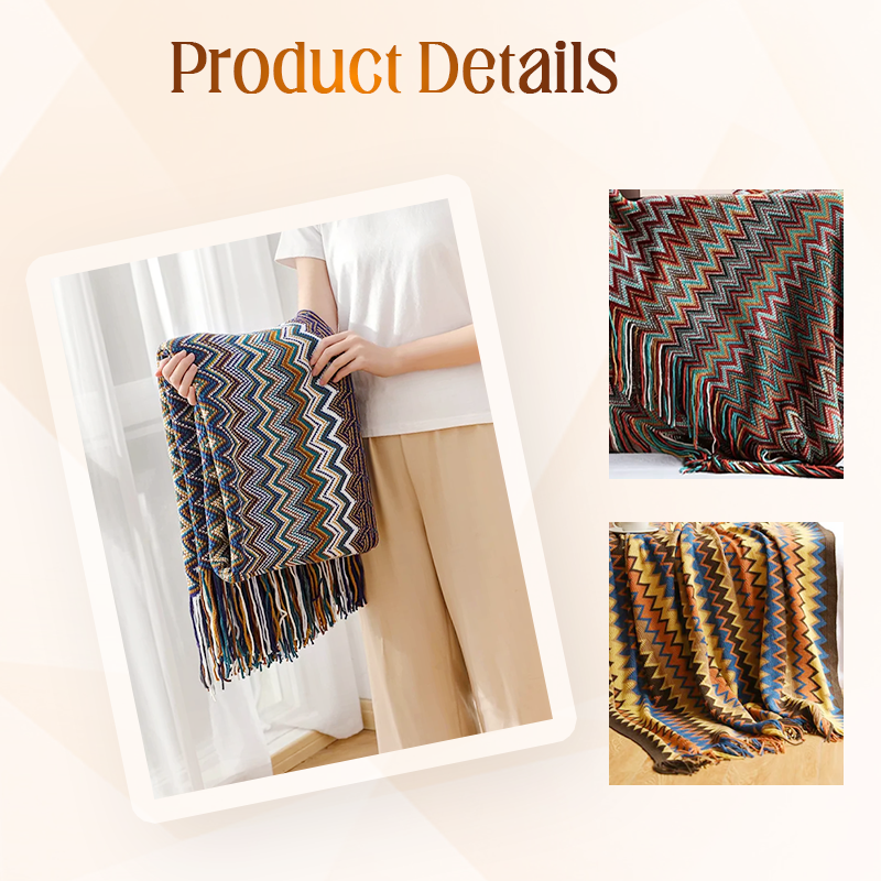 CasaLunaWeave – Boho-Decke, die Wärme mit Stil verbindet