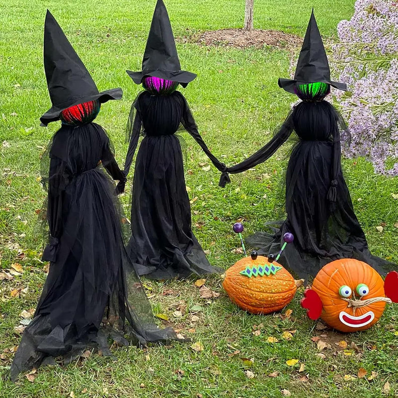 HexaGlow – Trio leuchtender Halloween-Hexen!