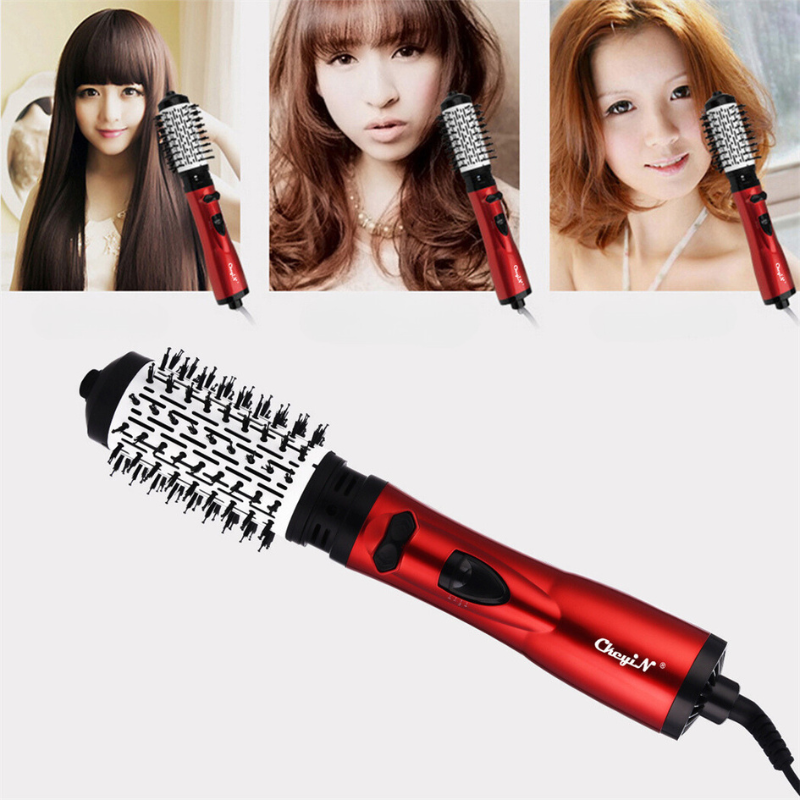 StyleNova Warmluftbürste & Föhnbürste 2-in-1 | Automatisch rotierend | Volumen, Glanz & Locken | 750W | Für trockenes & feuchtes Haar  Beschreibung: