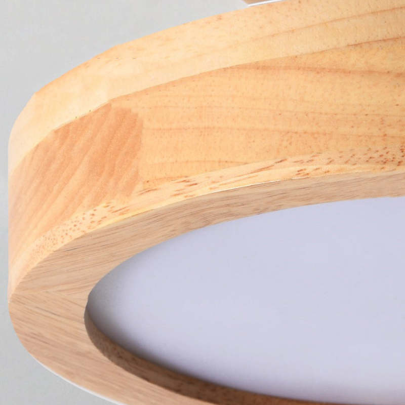 LED Deckenlampe Aurora | Modernes Design aus Holz & Acryl | Energiesparend | Verschiedene Farben