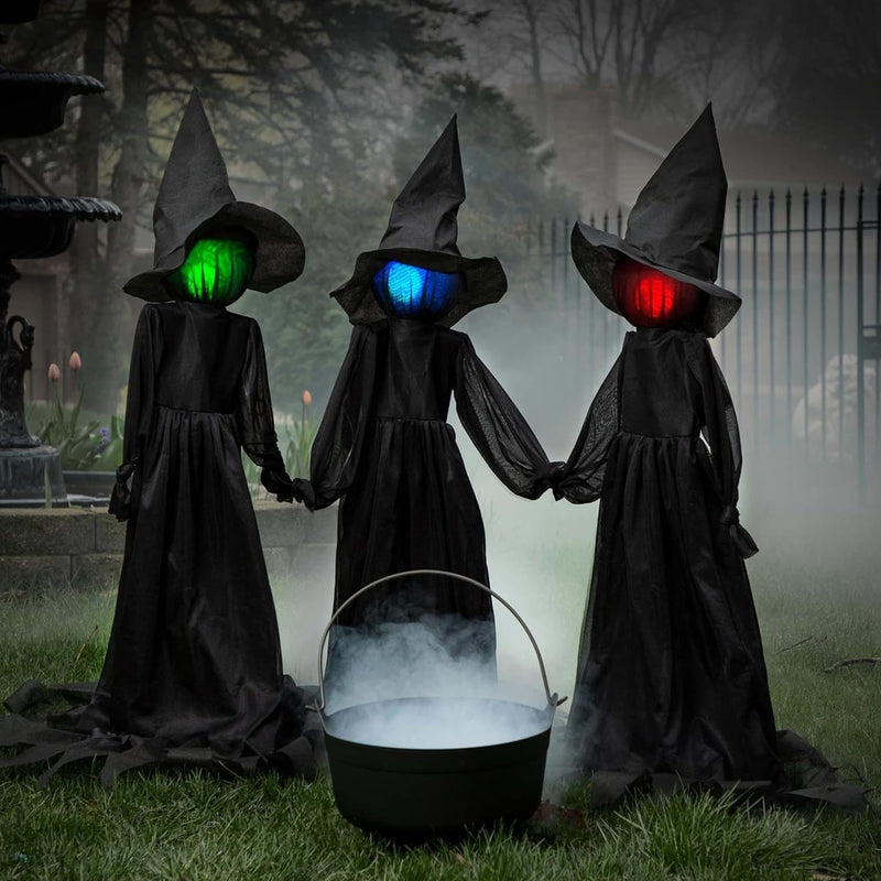 HexaGlow – Trio leuchtender Halloween-Hexen!