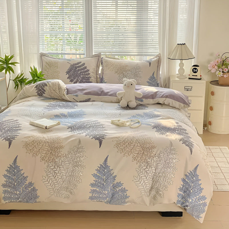 Flanell-Bettwäsche CottonHaven | 100 % Baumwolle | Weich, Hautfreundlich & Pflegeleicht | 3-teiliges Set