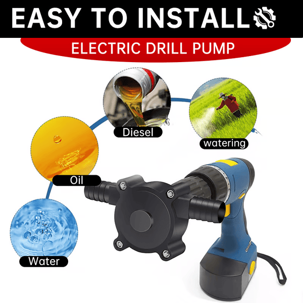 DrillPump Pro – Deine Bohrmaschine wird zur mobilen Pumpe