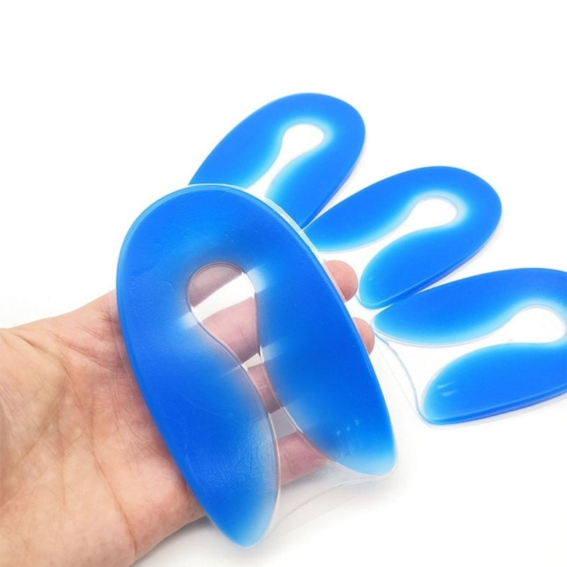 FeroStep Fersenpolster Silikon | Schmerzfrei Gehen | Weiches & Flexibles Material | Transparent