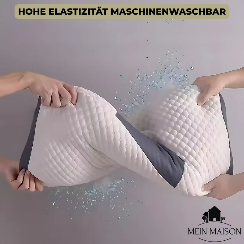 Orthopädisches Nackenkissen OrthoRest | Ergonomische Kontur | Memory-Schaum | Atmungsaktiv