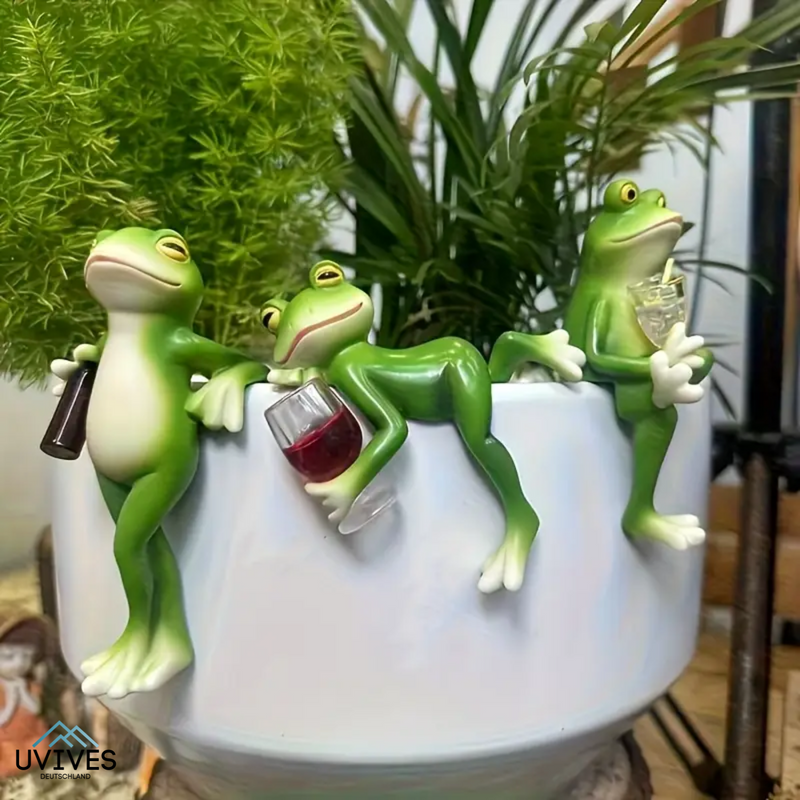FrogWhimsy – Die freche Deko für Töpfe & Gärten!
