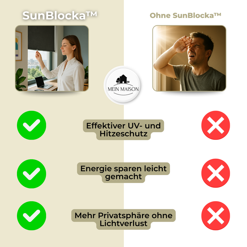 SunBlocka™ – Schutz, Stil & Privatsphäre für dein Zuhause