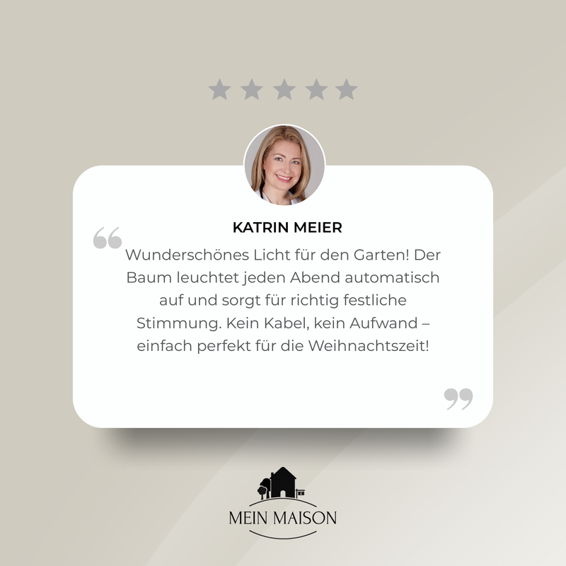 SolarTree – Der bezaubernde LED-Weihnachtsbaum mit Solarenergie betrieben