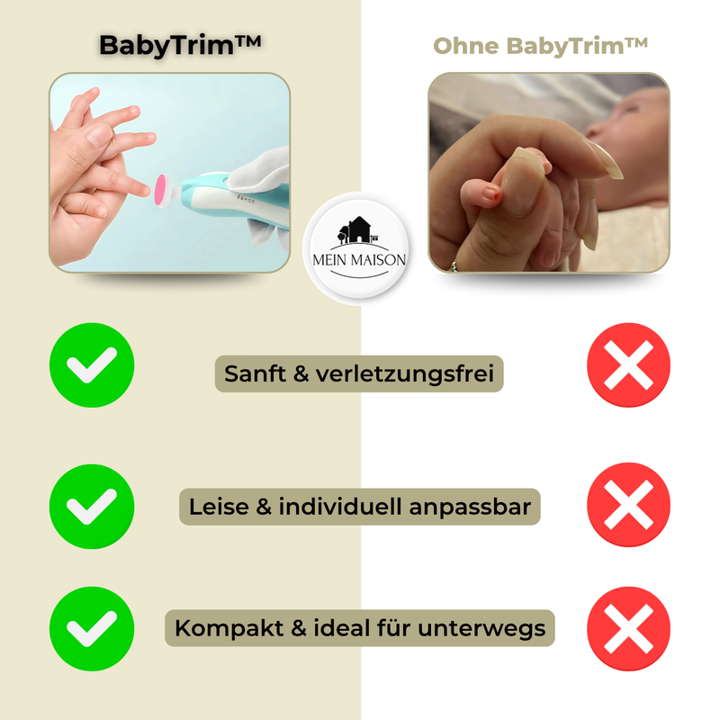 BabyTrim – Sanft schneiden, sicher schützen