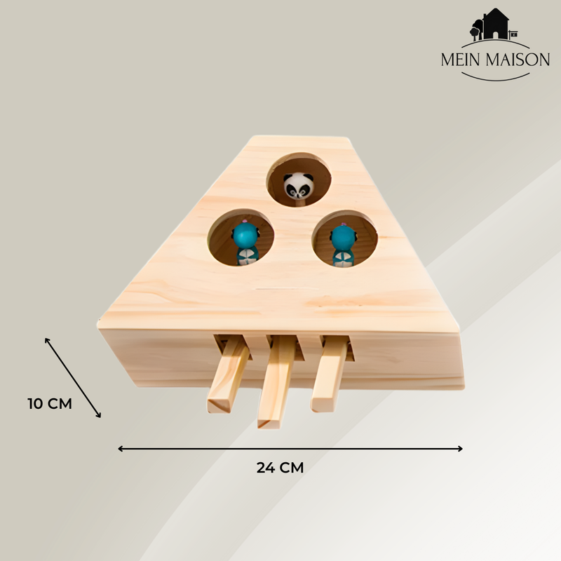 PawFun Holz – Unbegrenzter Spielspaß für zufriedene Katzen