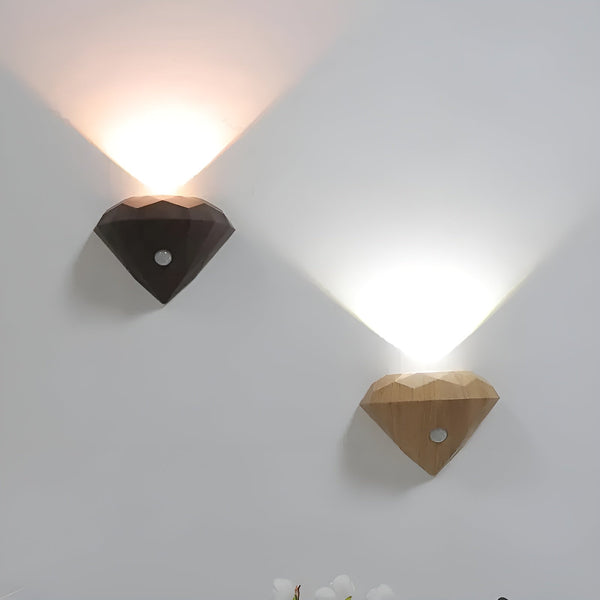 LumoSense LED Nachtlicht | Bewegungsmelder & Wiederaufladbar | Selbstklebend | Warmweiß