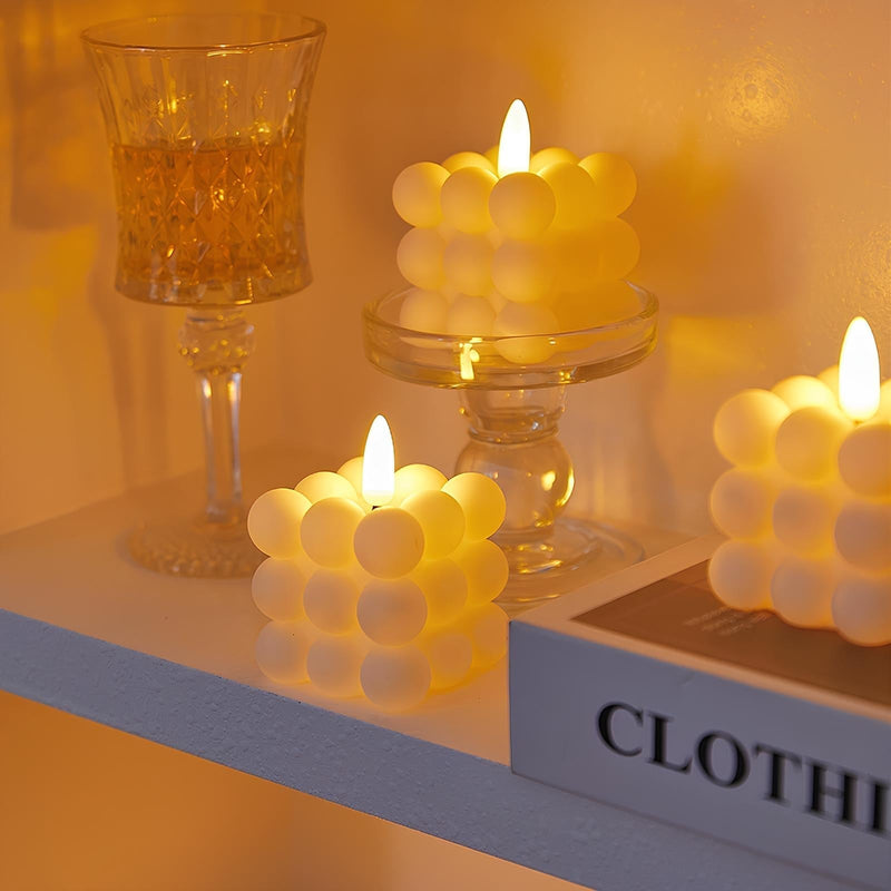 LED Kerzen LumiFlame | Flackernder Echtwachseffekt | Sicher & Energiesparend | Verschiedene Größen & Designs