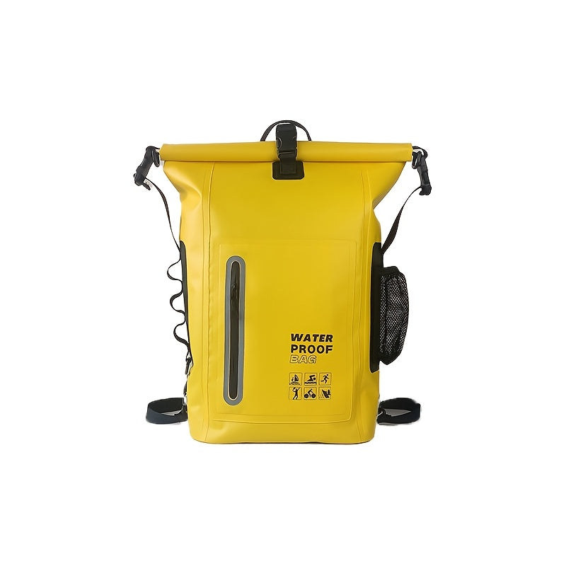 DryTrek Wasserdichter Outdoor-Rucksack 25L | Rolltop mit Clipverschluss | Robustes Design | Perfekt für Kajak, Wandern & Strand