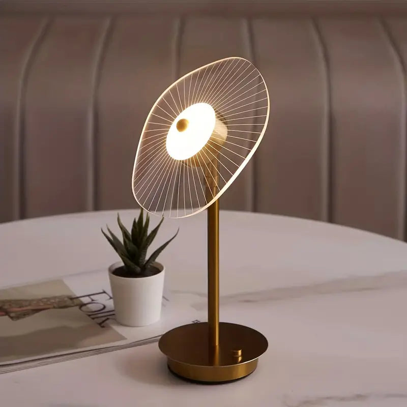 Veliora LED Tischlampe Dimmbar | Modernes Design aus Eisen | Ø10×37 cm | Verstellbare Lichtintensität