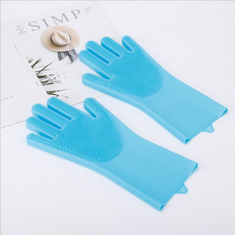 PawRelax Grooming Handschuhe | Fellpflege & Massage für Hunde & Katzen | Gummi | Paar