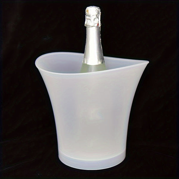 LumiChill LED Sektkühler | 5L Eiseimer | Batteriebetrieben | Party & Event Deko