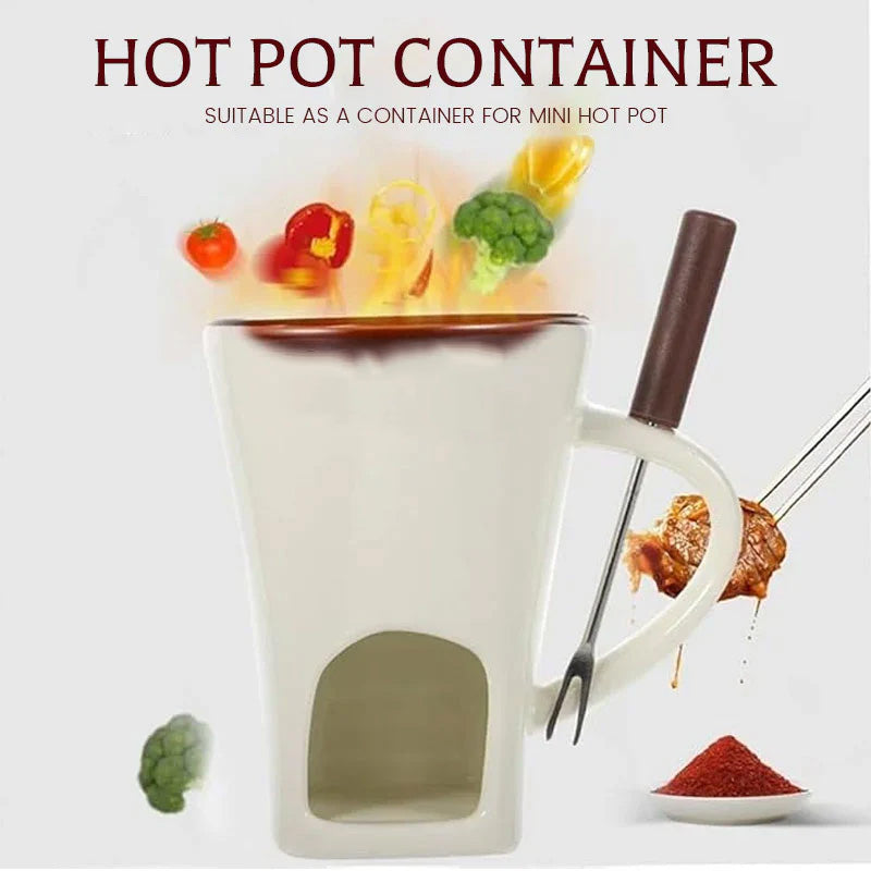 ChocoLuxe – Keramik-Fondue-Schüssel für Käse & Schokolade