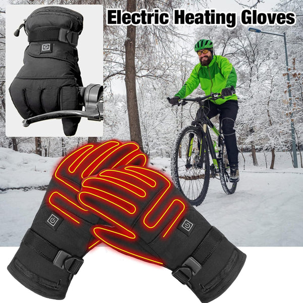 Beheizbare Winterhandschuhe | Wasserdicht & Winddicht | 3 Heizstufen | Touchscreen-fähig