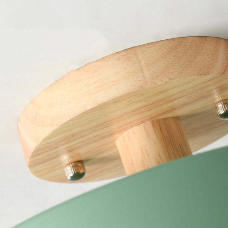 LED Deckenlampe Aurora | Modernes Design aus Holz & Acryl | Energiesparend | Verschiedene Farben
