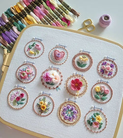 StitchBloom – Florale Stickerei für Entspannung und Verschönerung!