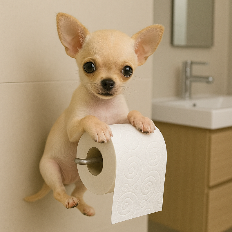 PawRoll – Der tierisch charmante Klopapierhalter!