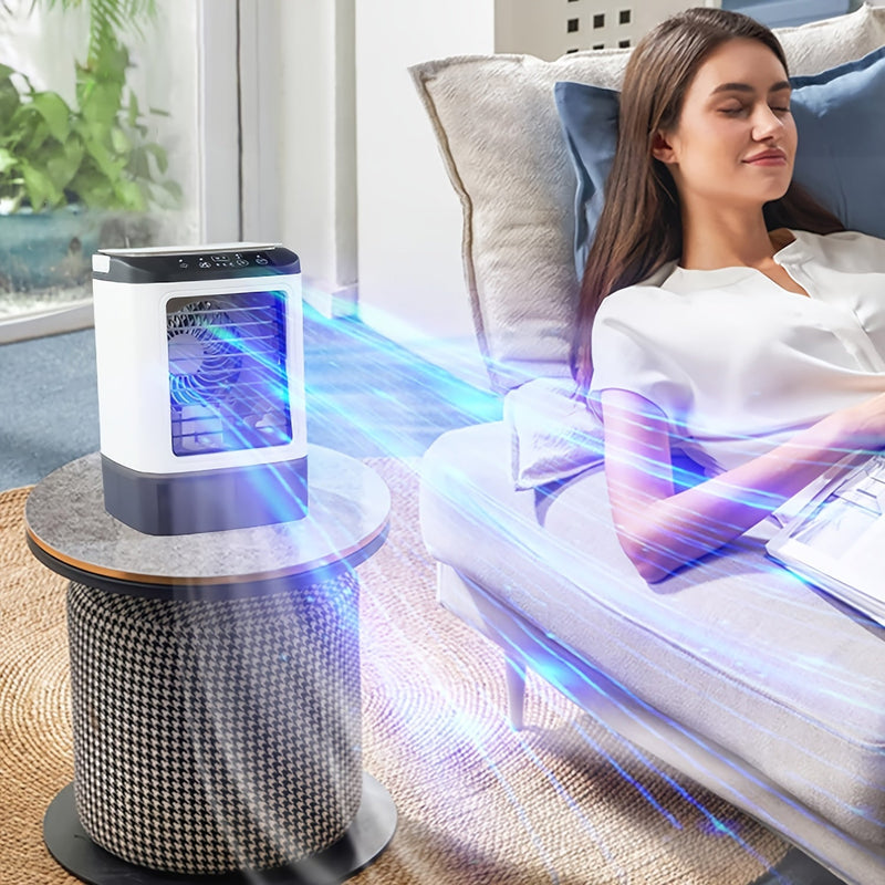 Tragbare Mini-Klimaanlage Coolivy | USB-betrieben | Mit Wassertank & Luftbefeuchtung | Kompakt & Mobil