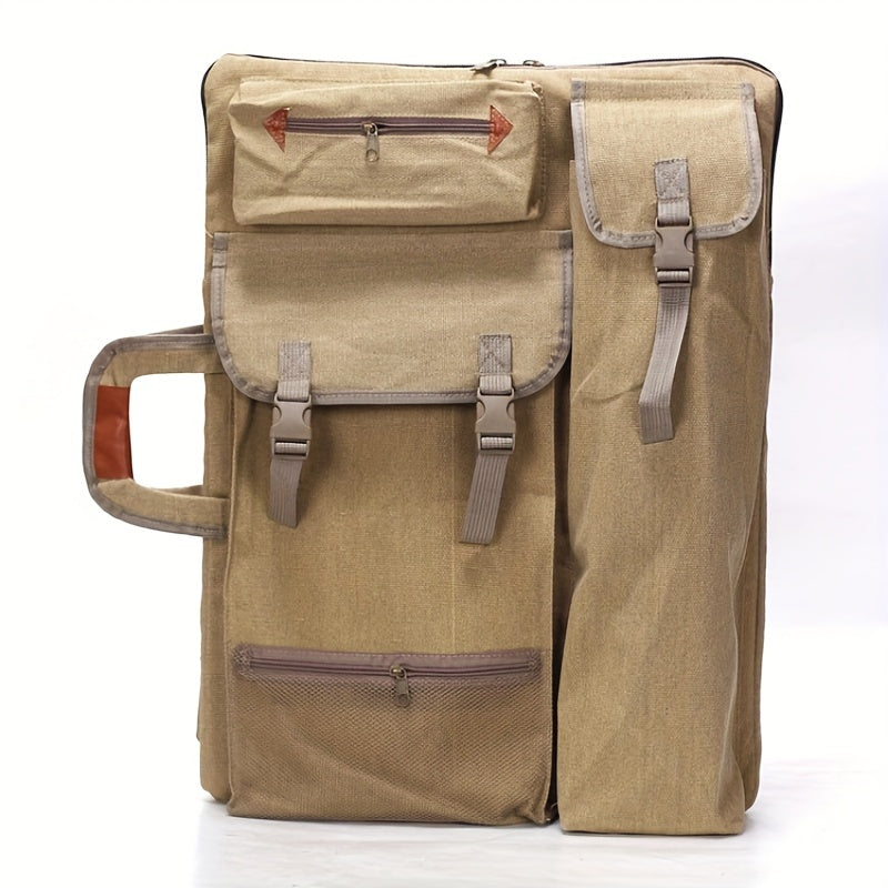 Artovo Künstler-Rucksack aus Canvas | 66×50 cm | Robust, Leicht & Geräumig | Für Zeichenplatte & Zubehör | Ideal für unterwegs