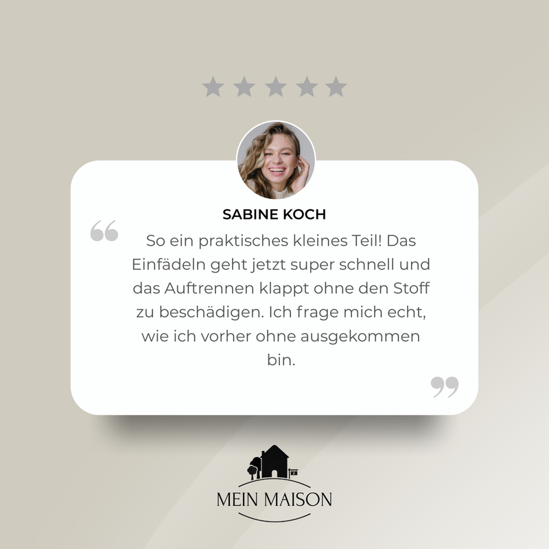 StitchEasy – Schnelles Einfädeln & Sauberes Auftrennen